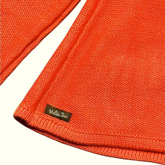 Matilda Jane Coral Casual Sweater Jacket Size 12 Swing Chunky - Picture 7 of 9